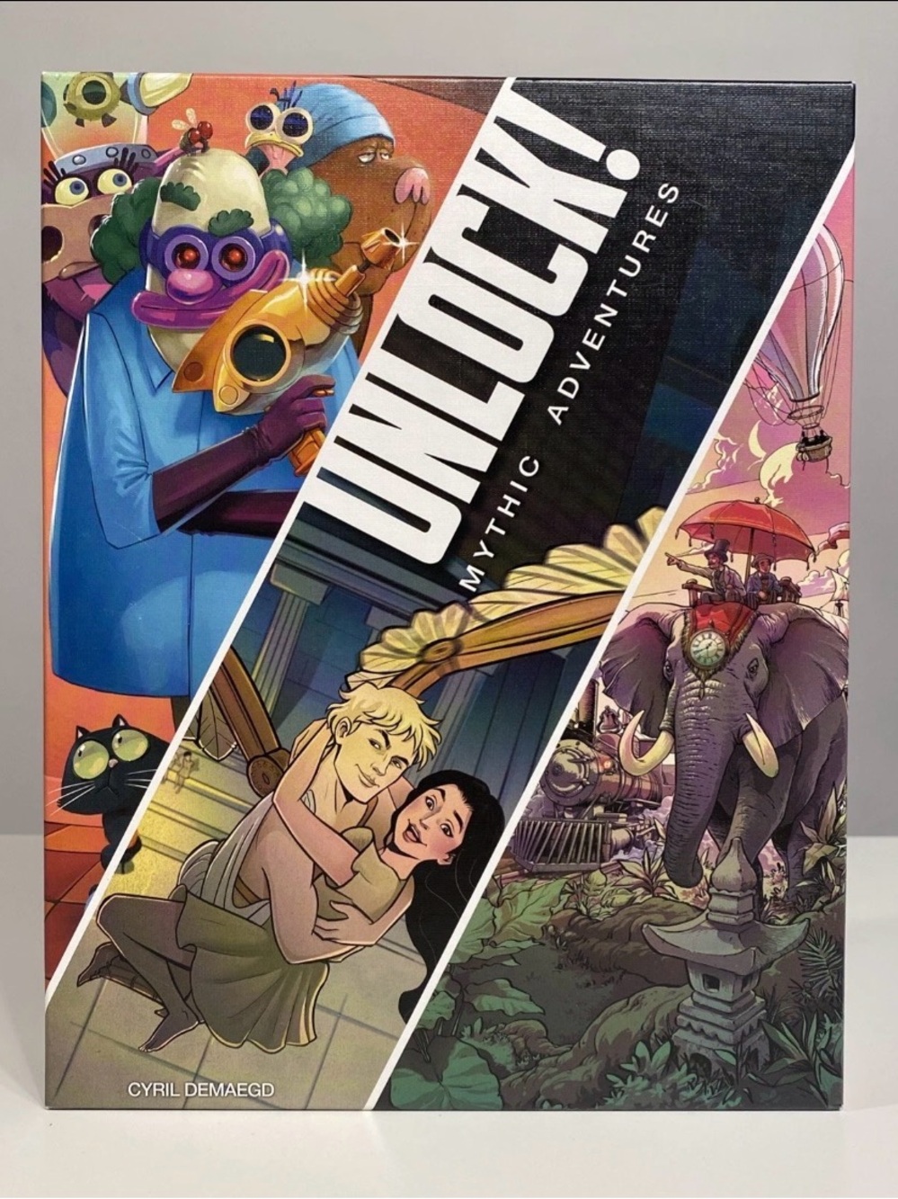 UNLOCK! Mythic Adventures Puzzle Card Board Game by Space Cowboys Complete
